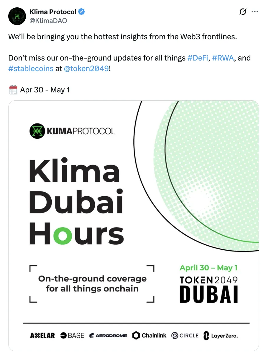 Klima Dubai Hours post