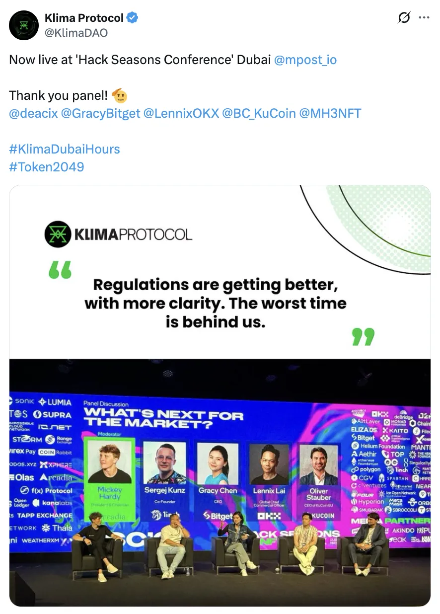 Klima Dubai Hours post