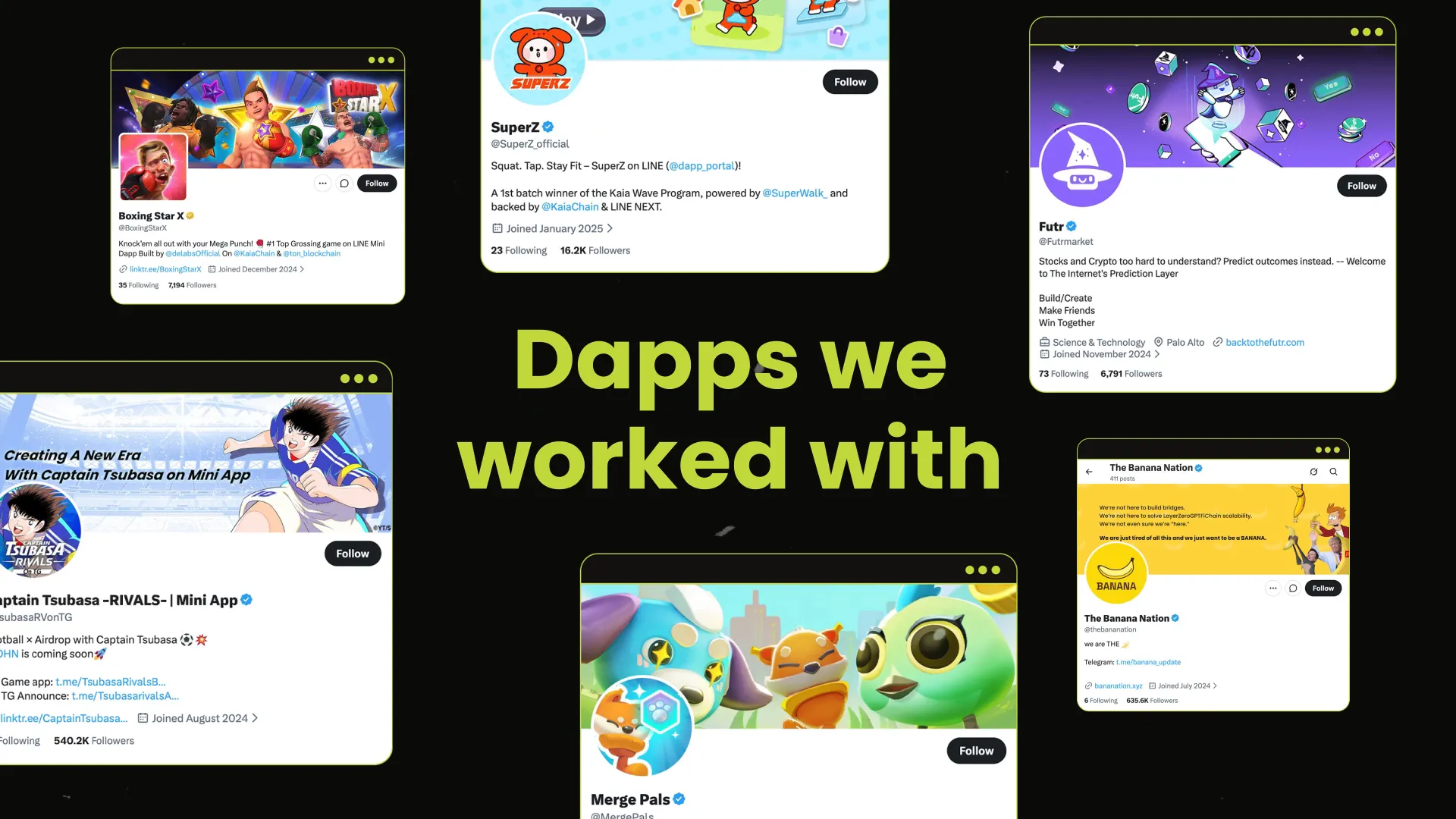 Dapps we worked with