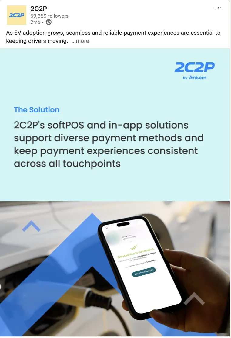 New-identity 2C2P by Antom LinkedIn tile