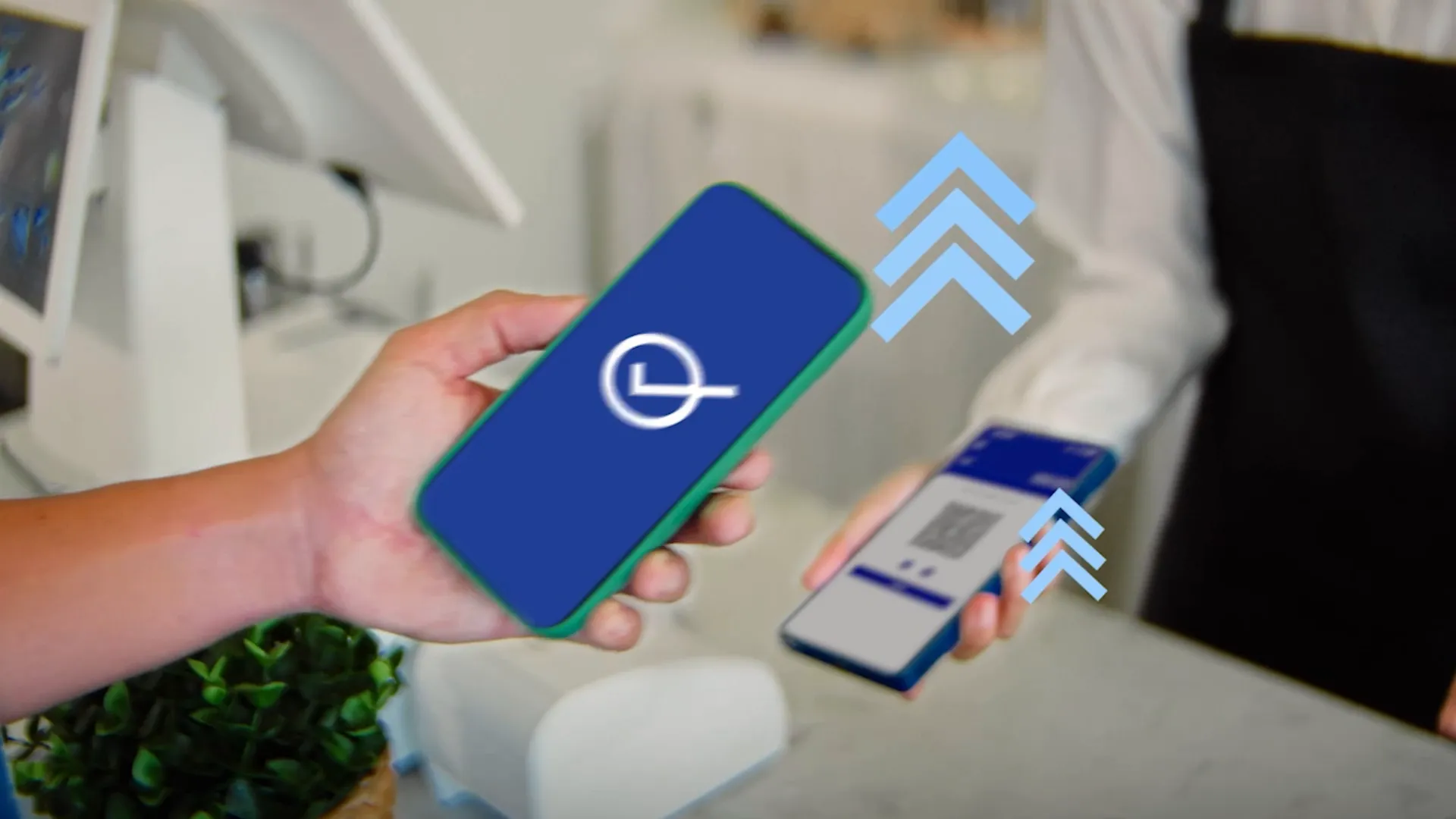 Final frame: paying with a phone
