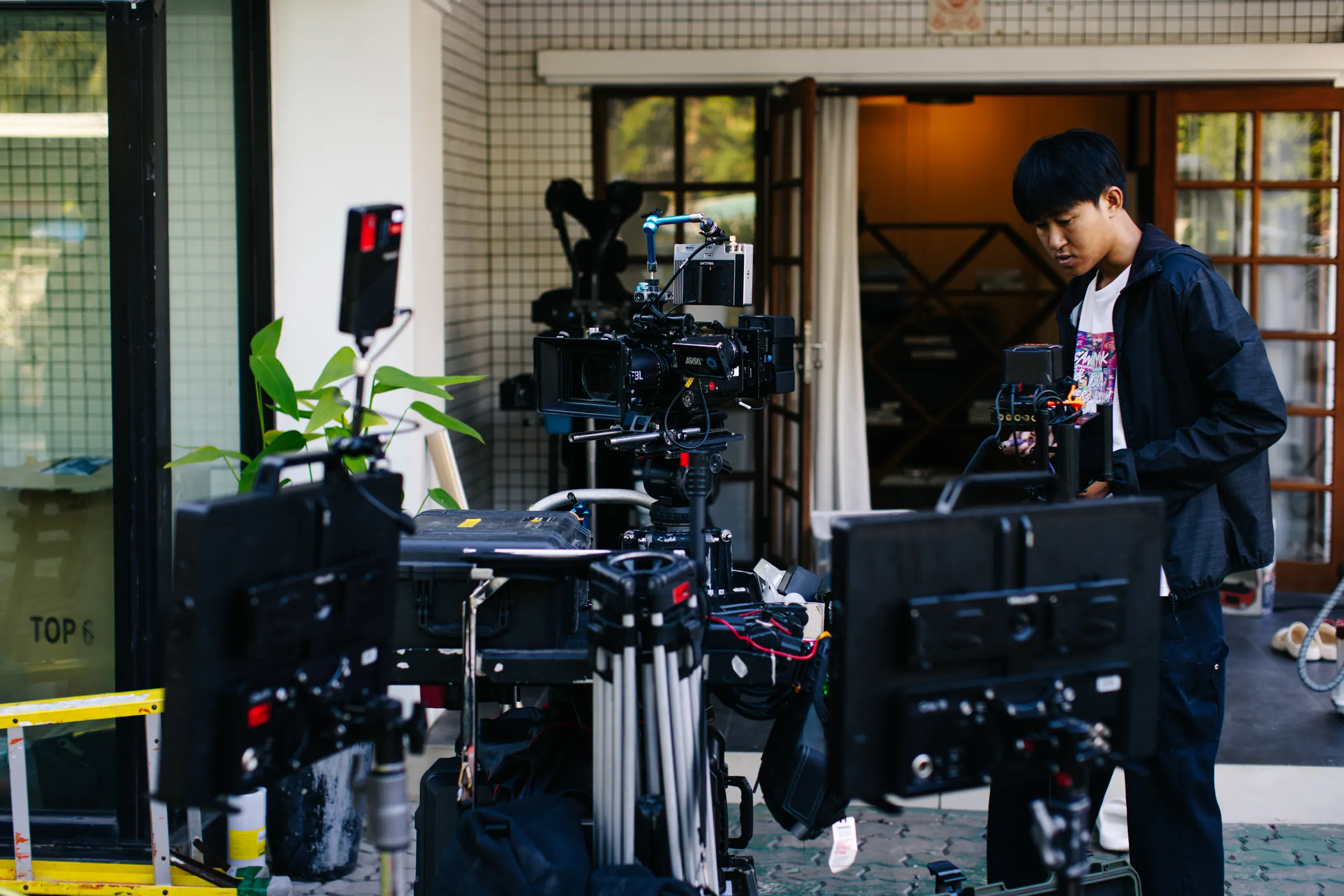 Camera and monitor village