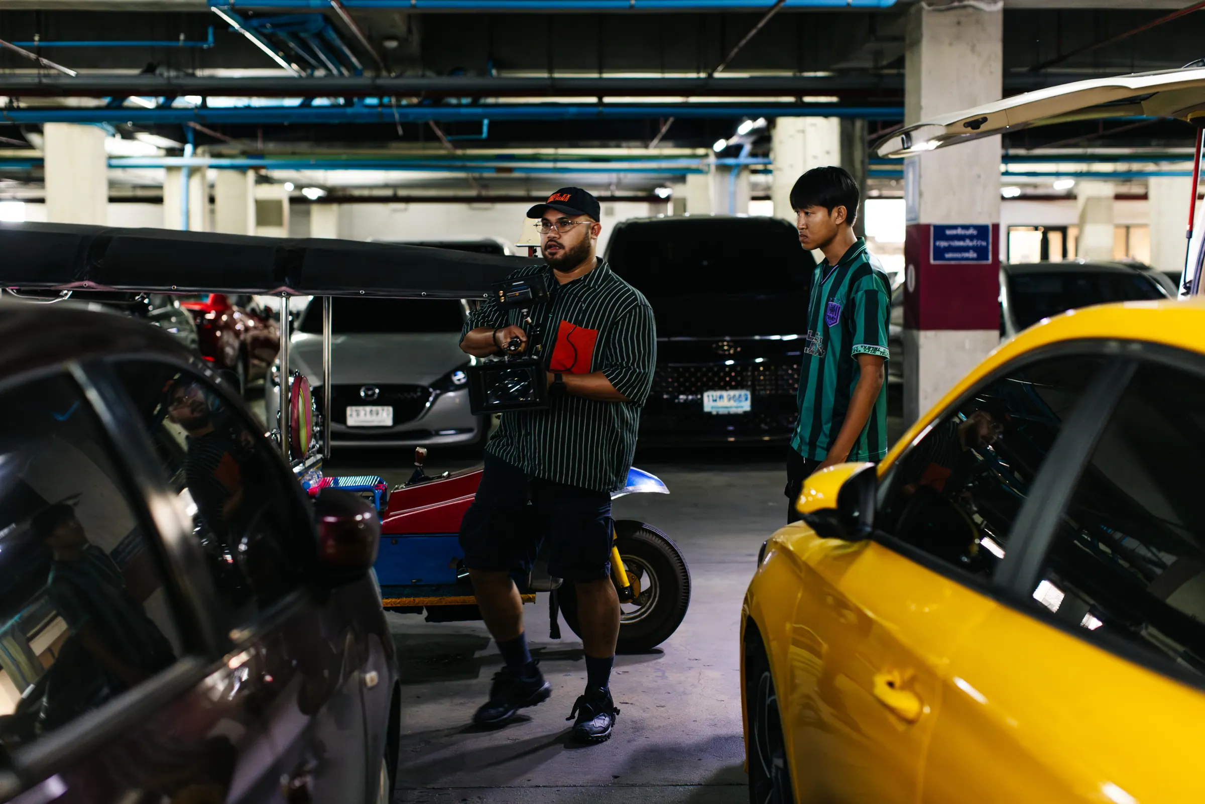 Car-park set-up